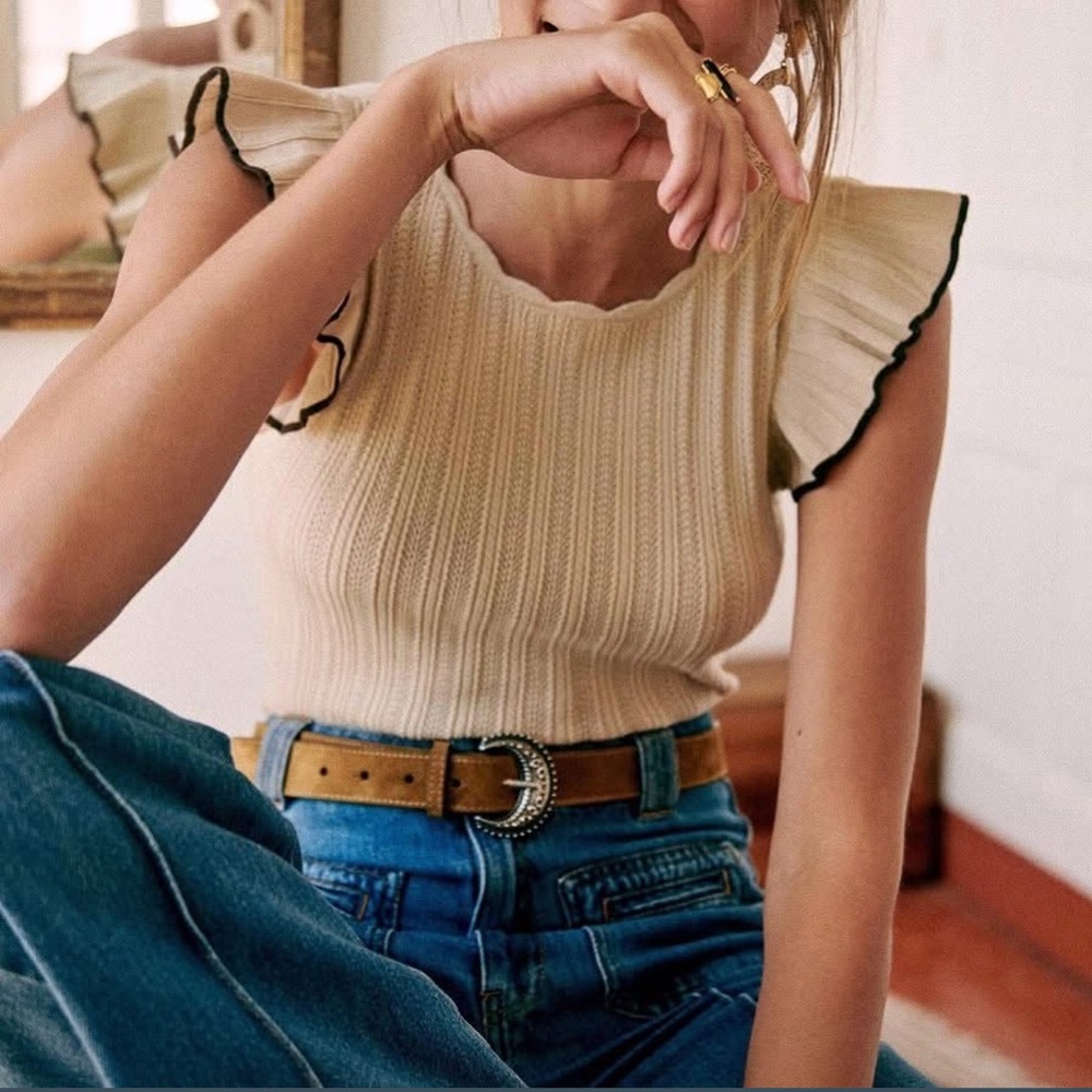 SEZANE Nathan Knit Top